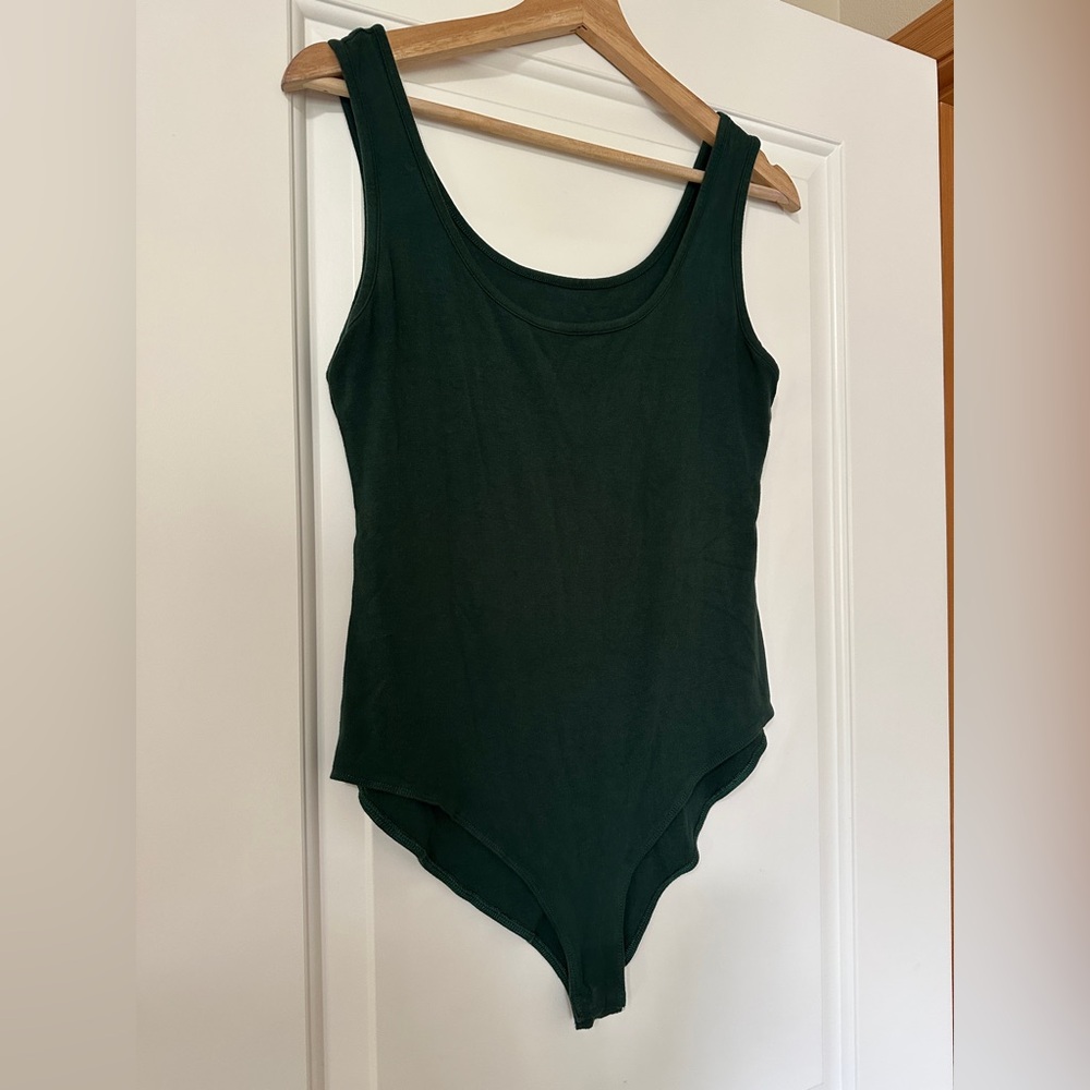 LLike New* Dark Green Bodysuit - Picture 5 of 6